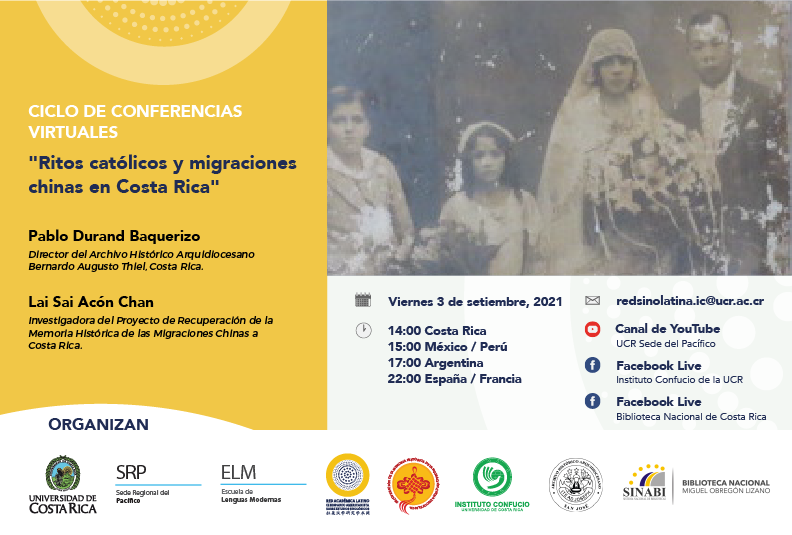 Ritos católicos y migraciones Chinas en Costa Rica