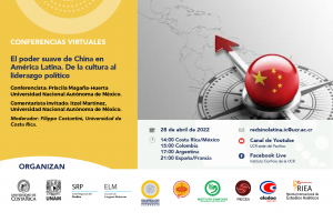 Conferencias Virtuales: El poder suave de China en América Latina. De la cultura al liderazgo político
