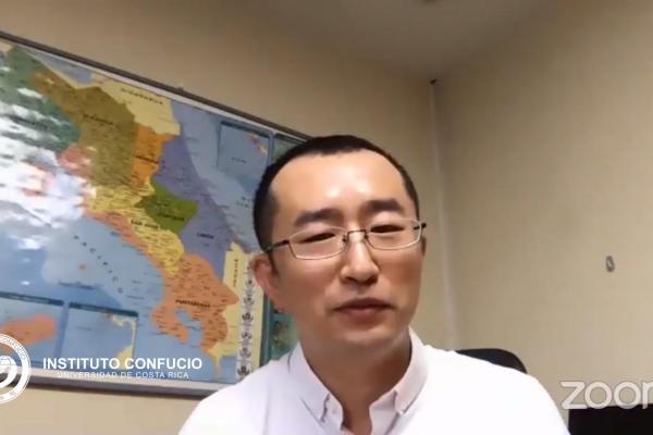 “Charla de becas a China”, Sr. Wang Zhijia Agregado de Educación de la Embajada de la República Popular China  en Costa Rica